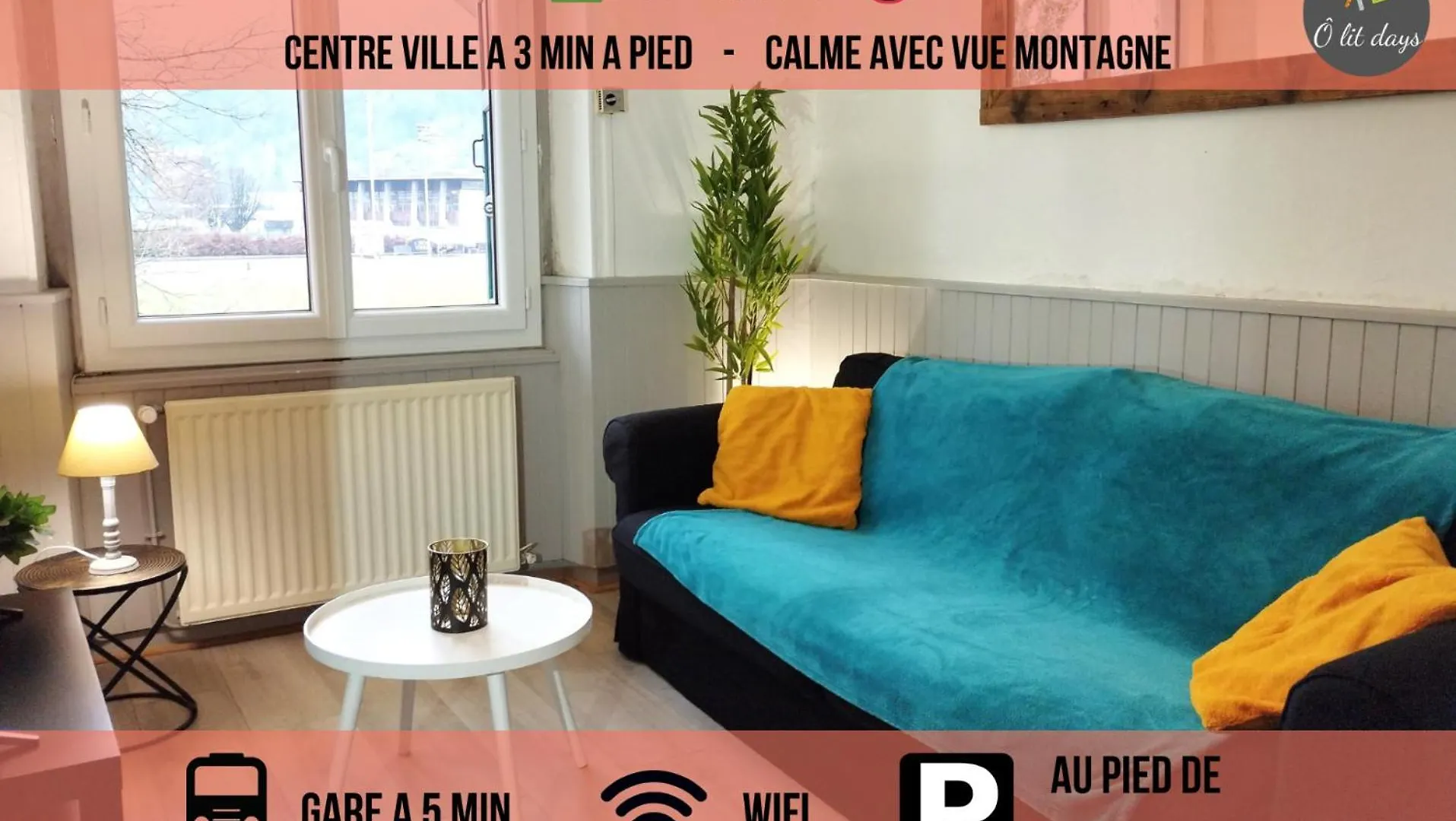 Apartment Le Manet - Appartement Proche Centre Ville - Parking Gratuit Bonneville
